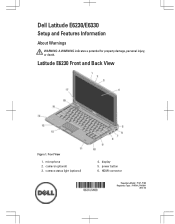 Dell Latitude E6230 User Manual