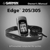 Garmin Edge 205 Owner's Manual