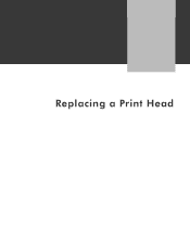 HP Scitex FB7500 User Instructions Replacing a Print Head