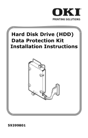 Oki C830dtn Data Protection Kit Installation Instructions