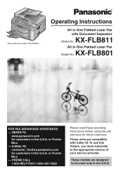 Panasonic KX-FLB811 Mfp Laser Fax