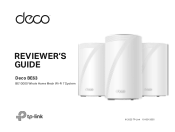 TP-Link Deco BE63 Deco BE63US V1.6 Reviewer s Guide