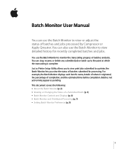 Apple M9124Z/B User Manual