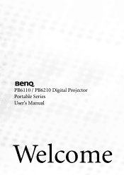 BenQ PB6110 User Manual
