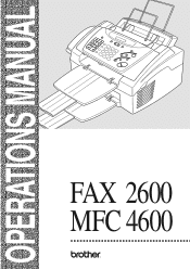 Brother International MFC 4600 Users Manual - English