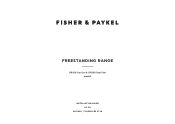 Fisher and Paykel OR30SCG4B1 Installation Guide
