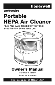 Honeywell 18150 Owners Guide