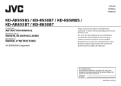JVC KD-R85MBS Instruction Manual