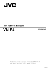 JVC VN-E4U API Guide