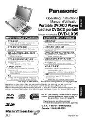 Panasonic DVDLX95 Portable Dvd Player