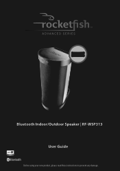 Rocketfish RF-WSP313 User Manual (English)