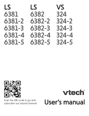 Vtech LS6381-2 Users Manual