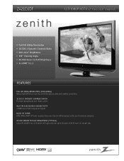 Zenith Z42LC6DF Brochure