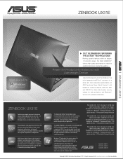 Asus UX31E-XH72 Brochure