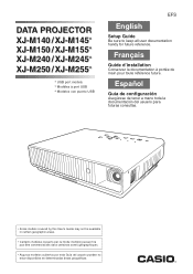 Casio XJ-M140 Setup Guide