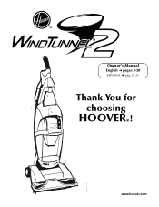 Hoover U8361-900 Product Manual