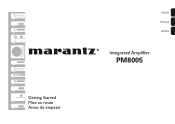 Marantz PM8005 Quick Start Guide in Spanish