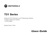 Motorola T3101 User Guide