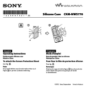 Sony CKM-NWS770 Operating Instructions
