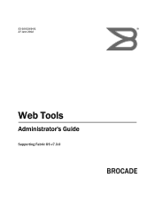 Dell Brocade 5100 Brocade 7.3.0 Web Tools Administrators Guide