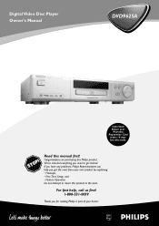 Philips DVD962SA99 User manual