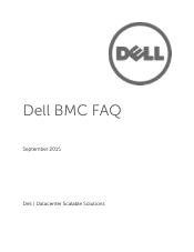Dell DSS 1510 BMC FAQ