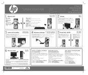 HP Pavilion Slimline s3000 HP Pavilion Home PC - Setup Poster (page 1)