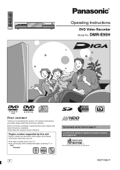Panasonic DMRE95HP DMRE95 User Guide
