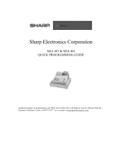 Sharp XEA401 Programming Manual