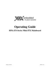 Via EPIA-EN12000EG Operation Guide