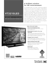 ViewSonic VT3210LED VT3210LED Datasheet Low Res