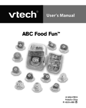 Vtech ABC Food Fun User Manual