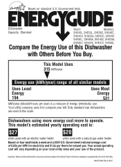 Bosch SHE42L15UC Energy Guide