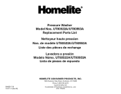 Homelite UT80522A Replacement Parts List