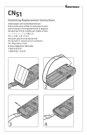 Intermec CN51 CN51 Handstrap Replacement Instructions