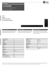 LG LAS465B Owners Manual - English