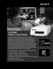 Sony UP25MD Product Brochure (prodbroch_up25md)