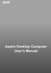Acer Aspire TC-831 User Manual