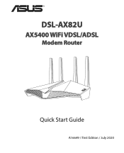 Asus DSL-AX82U QSG Quick Start Guide for Asia