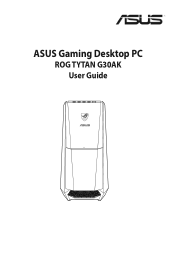 Asus G30AK User Guide