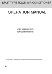 Haier HSU-22H03 User Manual