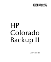 HP C4405A HP Colorado Backup II - (English) User's Guide, Not Orderable