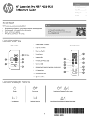 HP LaserJet Pro MFP M28-M31 Reference Guide