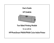 HP Photosmart 1100 HP PhotoSmart P1100 Printer Two-Sided Printing Module User's Guide