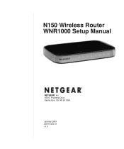 Netgear WNR1000v1 WNR1000 Setup Manual