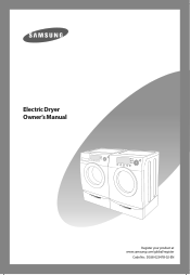 Samsung DV206LEW User Manual (user Manual) (ver.2.0) (English)