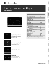 Electrolux EW30EC55GS Product Specifications Sheet (English)