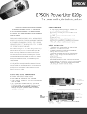 Epson 820p Product Brochure