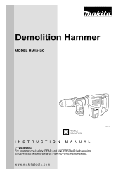 Makita HM1242C Owners Manual
