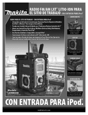 Makita LXRM03B Flyer (Spanish)